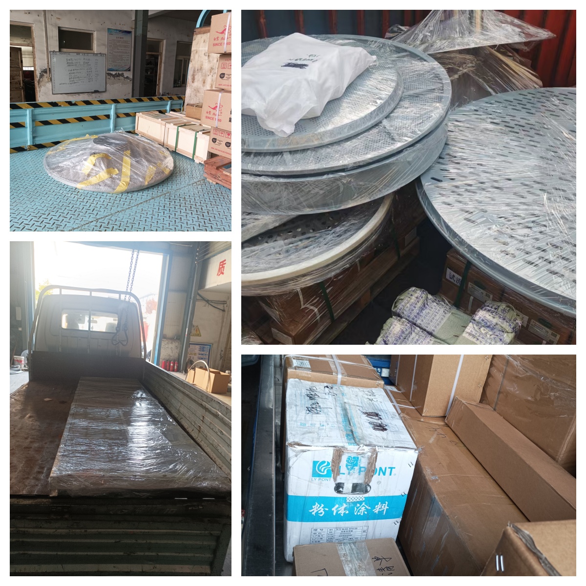 旋振篩大帽、篩框、篩板、直線篩網(wǎng)架、換能器、電源箱等全部發(fā)貨